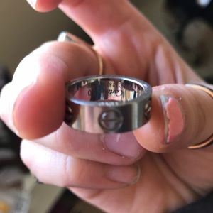 Cartier white gold LOVE ring